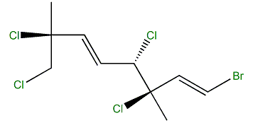 (1E,3R,4S,5E,7S)-1-Bromo-3,4,7,8-tetrachloro-3,7-dimethyl-1,5-octadiene